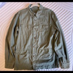 Men’s rip-stop cotton work shirt